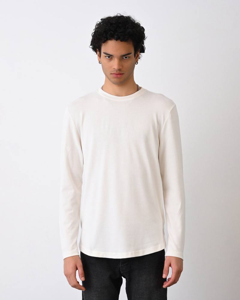 Men's Essential Long Sleeve Crewneck T-Shirt
