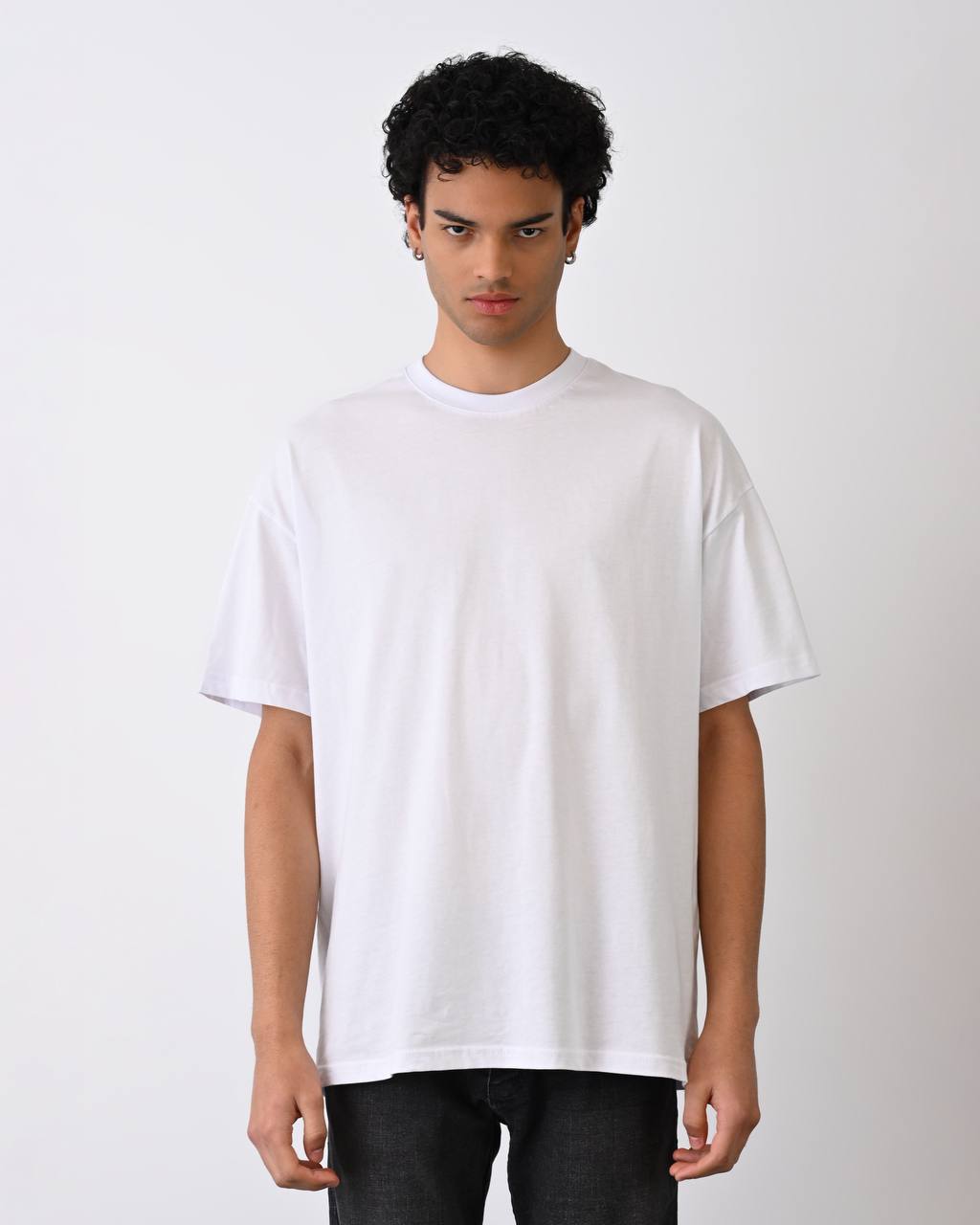 Men's Classic White Oversized T-Shirt